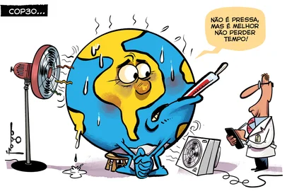 Gilmar Fraga / Agencia RBS PORTO ALEGRE, RS, BRASIL, 10-11-2025: Charge do Fraga. Foto: Gilmar Fraga/Agência RBS<!-- NICAID(16164705) -->