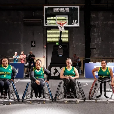 Brasil, basquete 3x3, cadeira de rodas, Universíade