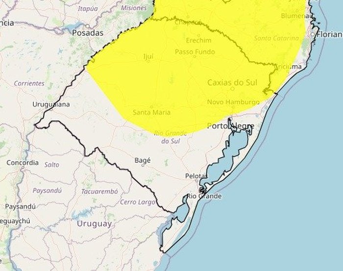 INMET / Reprodução
