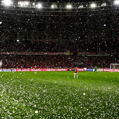 PORTO ALEGRE, RS, BRASIL, 20-08-2025: Internacional vs Flamengo, pelo jogo da volta da Copa Libertadores 2025, no estádio Beira-Rio, em Porto Alegre. Foto: Renan Mattos/Agência RBS<!-- NICAID(16106362) -->