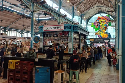 Mercado de Dijon, na França<!-- NICAID(16283240) -->