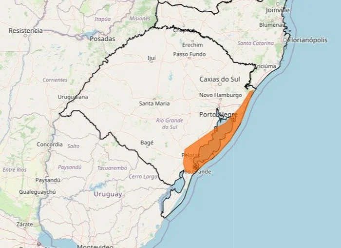 Instituto Nacional de Meteorologia (Inmet) / Reprodução