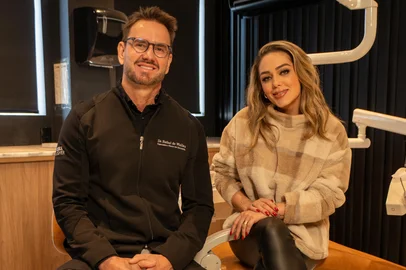 Tania Mara e o dentista e amigo gaúcho Rafael Wallau<!-- NICAID(16094303) -->