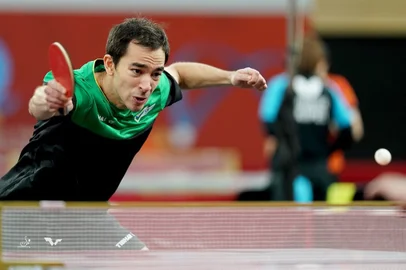 Hugo Claderano, tênsi de mesa