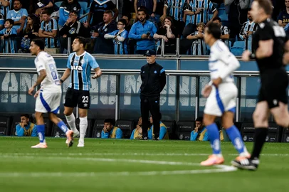 PORTO ALEGRE, RS, BRASIL, 05-11-2025:Grêmio x Cruzeiro. O duelo é válido pela 32ª rodada do Campeonato Brasileiro. Foto: Duda Fortes / Agência RBS<!-- NICAID(16161799) -->