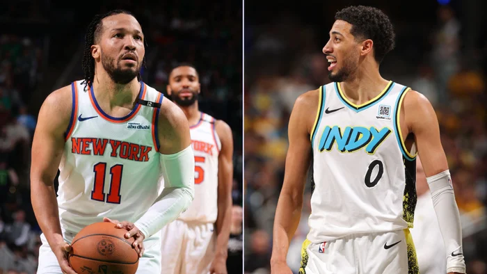 Montagem com fotos de Nathaniel S. Butler e JOE MURPHY / NBAE / Getty Images / Getty Images via AFP Montagem com fotos de Nathaniel S. Butler e JOE MURPHY / NBAE / Getty Images / Getty Images via AFP