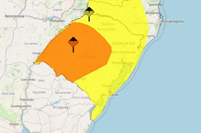 Instituto Nacional de Meteorologia (Inmet) / Reprodução