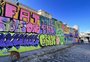 Artistas pintam muro do Cemitério Municipal, em Caxias, e colorem entrada do Euzébio Beltrão de Queiroz 