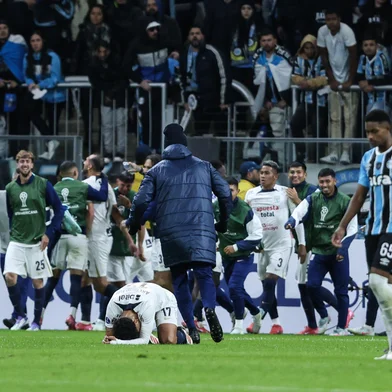PORTO ALEGRE, RS, BRASIL, 23-07-2025: Grêmio  x Alianza Lima válido pelas playoffs da Copa Sul-americana. O tricolor vai buscar o placar negativo contra os peruanos. Foto: Duda Fortes / Agência RBS<!-- NICAID(16086928) -->