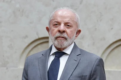 Rosinei Coutinho / STF / Divulgação Presidente Luiz Inácio Lula da Silva durante a posse da nova presidência do Supremo Tribunal Federal (STF)<!-- NICAID(16135758) -->