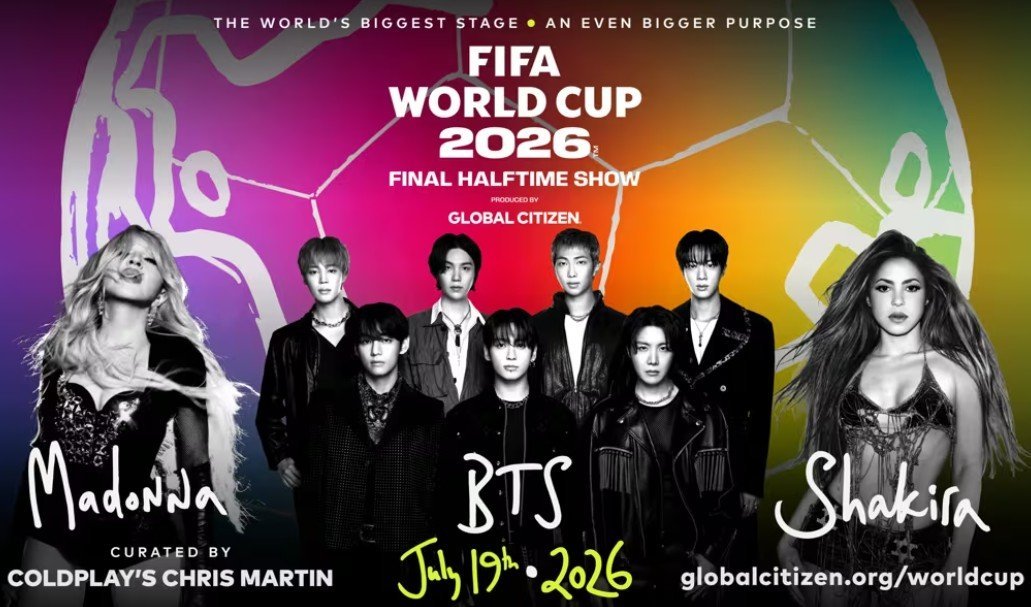 Show do intervalo da final terá Madonna, Justin Bieber e BTS