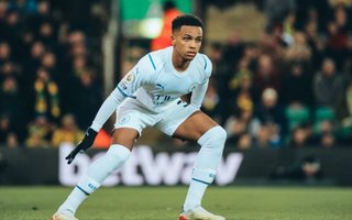 Kayky, quando jogava no Manchester City<!-- NICAID(16222286) -->