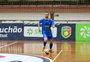 Artilheiro do Gauchão de Futsal celebra vantagem do Guarany no primeiro jogo da semifinal 