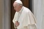 Pope Francis attends his weekly general audience at the Paul VI hall on February 23, 2022 in the Vatican. (Photo by Alberto PIZZOLI / AFP)<!-- NICAID(15025340) -->