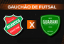 Atlântico x Guarani-FW: tudo sobre o jogo pelas oitavas do Gauchão de Futsal