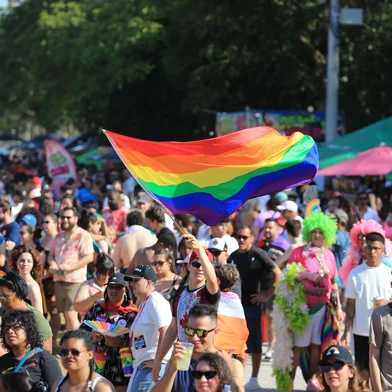 PORTO ALEGRE, RS, BRASIL, 07-12-2025: Parada Livre LGBT 2025 em Porto Alegre. Foto: Ronaldo Bernardi/Agência RBS<!-- NICAID(16182080) -->
