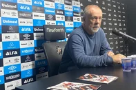 Mano Menezes concede entrevista coletiva após empate entre Vasco e Grêmio em 1 a 1 pelo Campeonato Brasileiro. Foto: Valéria Possamai/Agência RBS.<!-- NICAID(16084020) -->