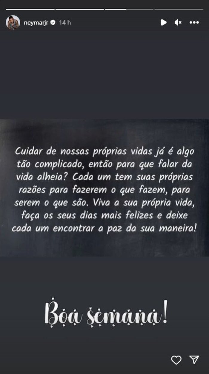 Instagram@neymarjr / Reprodução