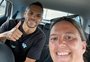 "Quase infartei", brinca motorista de aplicativo que levou Braithwaite ao CT do Grêmio
