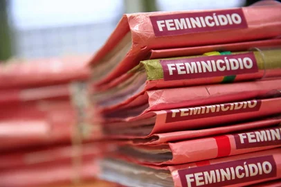 PORTO ALEGRE, RS, BRASIL, 22-08-2018: Processos de feminicídio são identificados com uma tarja lilás no Foro Central. O projeto é realizado em parceria entre a 1ª Vara do Júri e o 1º Juizado da Violência Doméstica e Familiar contra a Mulher (JVDFCM) da Comarca de Porto Alegre. Os processos de feminicídio (tentado e consumado), em tramitação na 1ª Vara do Júri, receberão e serão colocados em escaninho exclusivo para facilitar a sua identificação, que terá fluxo diferenciado. (Foto: Mateus Bruxel / Agência RBS)<!-- NICAID(13704562) -->