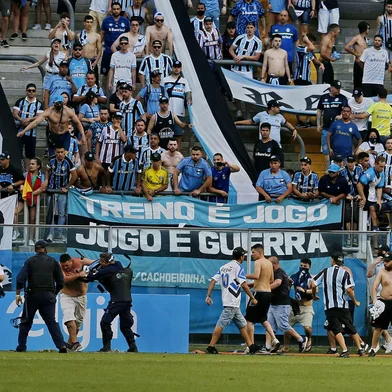 PORTO ALEGRE, RS, BRASIL - 31/10/2021 - O Grêmio recebe o Palmeiras na Arena pela 29ª rodada do Campeonato Brasileiro. (Foto: Lauro Alves/Agencia RBS)<!-- NICAID(14929467) -->