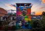 Mural com rosto de Mandela colore a zona norte de Porto Alegre