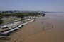 Porto Alegre, RS, Brasil - Chuvas extremas causam alagamento em toda a extensão da orla da capital.<!-- NICAID(15604356) -->