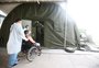 Hospital de campanha montado pelo Exército na Restinga começa a receber pacientes