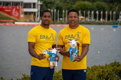 Jacky Godmann e Gabriel Nascimento, canoagem