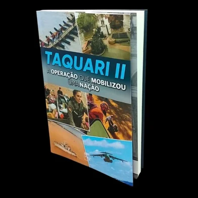 É a capa do livro Taquari II, editado pelo Comando Militar do Sul, contando a história da atuação do Exercito durante a enchente de 24 no RS<!-- NICAID(16154866) -->