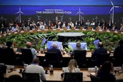 Ueslei Marcelino / COP30 Sessão Plenária COP30 Cúpula dos Líderes07.11.2025 - Belem - General Plenary Session of Leaders at the United Nations Climate Change Conference COP 30. Photo by Ueslei Marcelino/COP30<!-- NICAID(16163010) -->