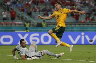 Aaron Ramsey, País de Gales x Turquia, Eurocopa 2021