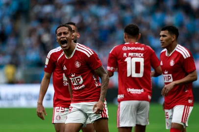 PORTO ALEGRE, RS, BRASIL, 11-10-2026: Grêmio vs Internacional, clássico GreNal nº455, pelo Campeonato Brasileiro Série A 2026. O jogo ocorre na Arena, em Porto Alegre. Foto: Duda Fortes/Grupo RBS<!-- NICAID(16385295) -->