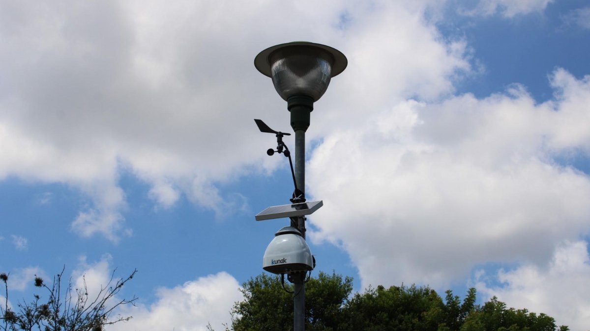 Estações de monitoramento em Porto Alegre