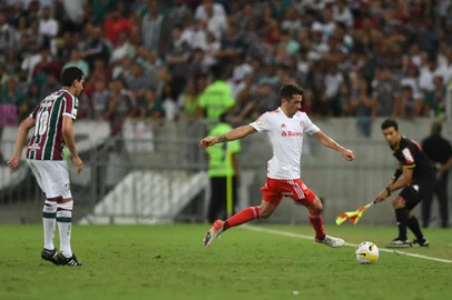 Inter e Fluminense se enfrentam pela terceira rodada do Brasileirão 2022, no Maracanã.<!-- NICAID(15076419) -->