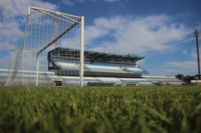 O Estádio Montanha dos Vinhedos, em Bento Gonçalves, será palco da partida entre Juventude e Grêmio, pelo Gauchão.<!-- NICAID(14742348) -->