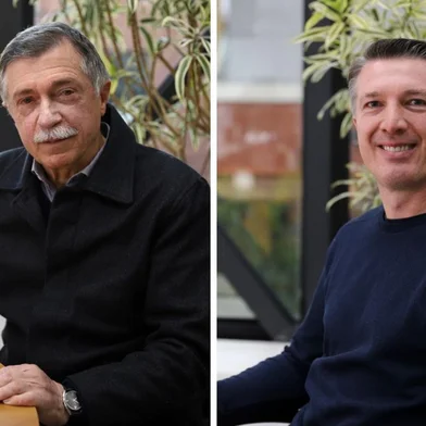 candidatos à prefeitura de Caxias do Sul, Adiló Didomenico (PSDB) e Maurício Scalco (PL)<!-- NICAID(15872716) -->