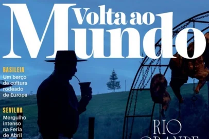 Revista Volta ao Mundo, de Portugal, com o RS na capa.<!-- NICAID(16028709) -->
