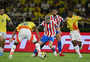 Com Villasanti em campo e dupla do Inter fora, Colômbia e Paraguai empatam em 2 a 2 pelas Eliminatórias