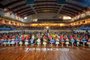 JOINVILLE, SC, BRASIL, 10/10/2023Estão oficialmente abertos os Jogos Universitários Brasileiros de 2023, sediados na cidade de Joinville. Na noite da segunda-feira, uma cerimônia realizada no Centreventos Cau Hansen celebrou o início da maior competição universitária da América Latina.(Saulo Cruz/ Confederação Brasileira do Desporto Universitário)<!-- NICAID(15645423) -->