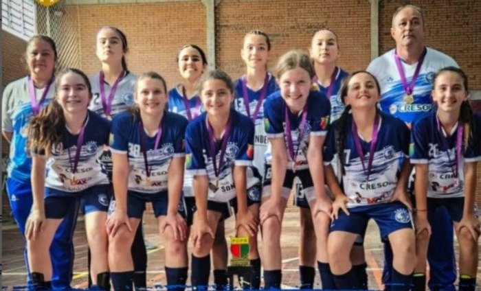Divulgação União Roquegonzalense de Futsal Feminino Divulgação União Roquegonzalense de Futsal Feminino