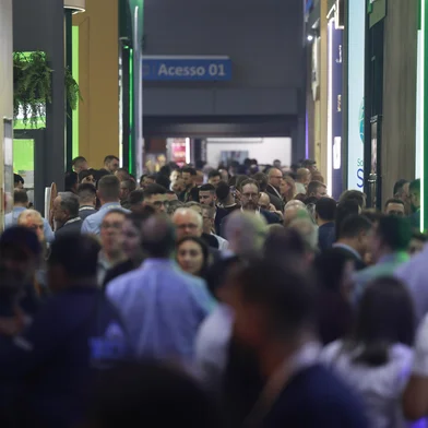 Título da Pauta: EXPOAGASPORTO ALEGRE, RS, BRASIL: 19-08-2025: EXPOAGAS – Feira do setor de supermercados começa hoje na Fiergs. Intenso movimento de feirantes e público em geral marca o primeiro dia da Expoagas. Foto: André Ávila/ Agência RBS<!-- NICAID(16105199) -->