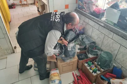 Promotores do Gaeco (foto) e agentes da Polícia Civil realizaram buscas a donativos que teriam sido desviados por políticos