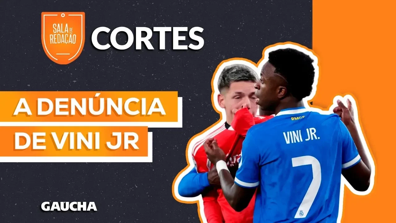 Sala de Reda&ccedil;&atilde;o debate den&uacute;ncia de Vini Jr contra jogador do Benfica
