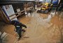 Chuva deixa Acampamento Farroupilha parcialmente alagado