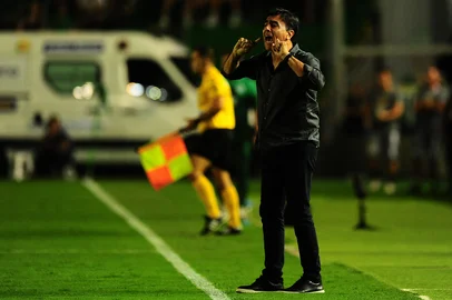 CAXIAS DO SUL, RS, BRASIL, 05/02/2025. Juventude x Grêmio, jogo válido pela quinta rodada do Campeonato Gaúcho 2025 (Gauchão SuperBet) e realizado no estádio Alfredo Jaconi. (Porthus Junior/Agência RBS)Indexador: BTK                             <!-- NICAID(15970109) -->