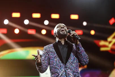 ATLÂNTIDA, RS, BRASIL - 2025.01.31 - Show de Alexandre Pires, na primeira noite do Planeta Atlântida 2025. (Foto: André Ávila/ Agência RBS)<!-- NICAID(15966716) -->