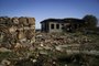 Bagé, RS, Brasil, 24-08-2023: Situação da cidade cenográfica de Santa Fé, em Bagé, que serviu de cenário para as filmagens de O Tempo e o Vento (2013), com direção de Jayme Monjardim. A cidade era composta por diversas construções, incluindo uma igreja, um sobrado e uma praça com figueiras no centro. Foto: Mateus Bruxel / Agência RBSIndexador: Andre Avila<!-- NICAID(15531094) -->
