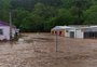 Chuva em Santa Catarina provoca deslizamentos de terra e inundações