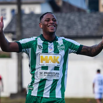 Juventude X Santos pelo Brasileirão Sub-20. Atacante Marlon<!-- NICAID(16058387) -->
